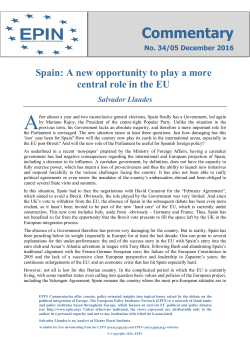 Spain - European Policy Institutes Network