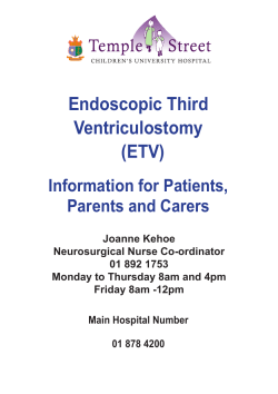 Endoscopic Third Ventriculostomy (ETV)