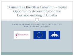 Dismantling the Glass Labyrinth – Equal Opportunity Access to