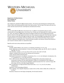 Political theory - Western Michigan University