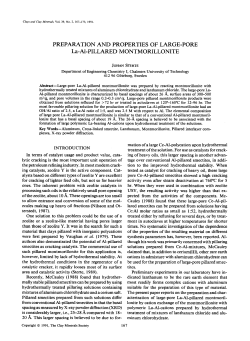 PREPARATION AND PROPERTIES OF LARGE-PORE La