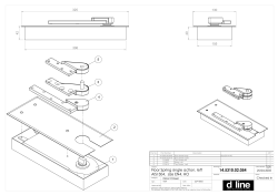AISI 304, size EN4. HO Floor Spring single action. left