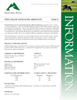 Feed Grade - Natural Soda