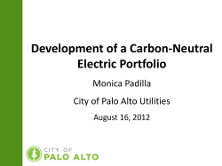 Carbon Neutral Electric Portfolio