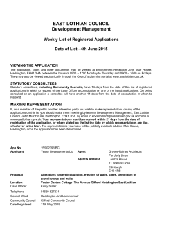 East Lothian Council Environment