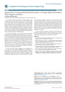 Application of Computational Fluid Dynamics to Design High