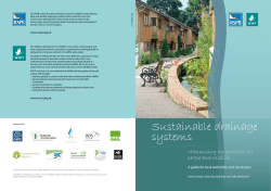 Sustainable drainage systems