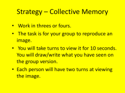 Strategy &ndash; Collective Memory