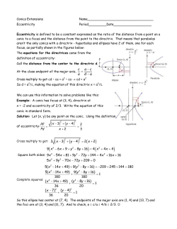 Conics Extensions