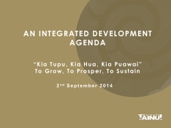 Presentation - Parekawhia McLean