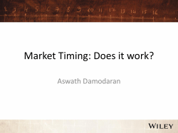 The Case For Passive Investing