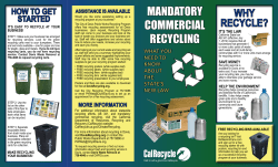 mandatory commercial recycling