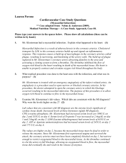 Cardiovascular Case Study Questions