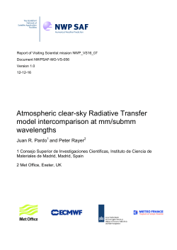 Atmospheric clear-sky Radiative Transfer model
