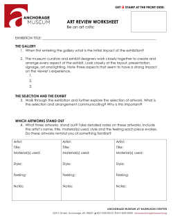 Art Review Worksheet