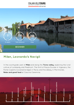 Milan, Leonardo`s Navigli