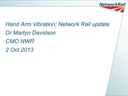 IOSH Railway Group Health and wellbeing