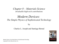 The Importance of Materials Science to Modern Devices