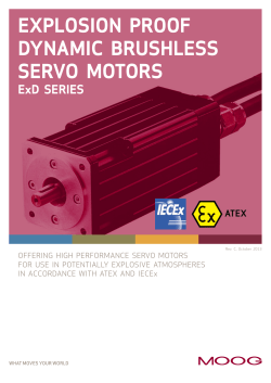 Explosion Proof Dynamic Brushless Servo Motors ExD