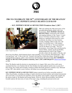 SGT. PEPPER`S MUSICAL REVOLUTION