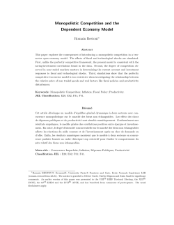 Monopolistic Competition and the Dependent Economy