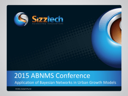 powerpoint - Australasian Bayesian Network Modelling Society