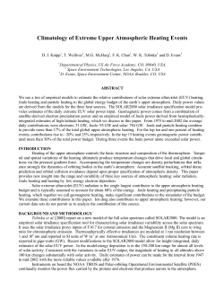 Climatology of Extreme Upper Atmospheric Heating Events