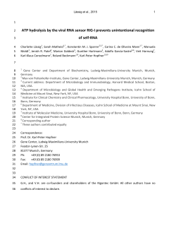 ATP hydrolysis by the viral RNA sensor RIG-I prevents