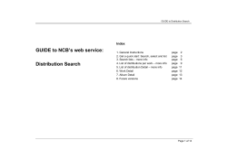 GUIDE to NCB`s web service: Distribution Search
