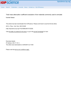 Total mass attenuation coefficient evaluation of ten materials