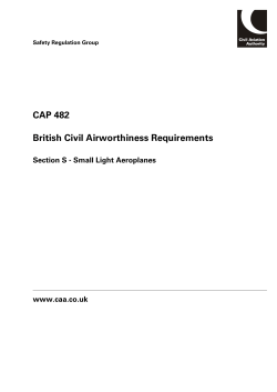 CAP 482 - Civil Aviation Authority