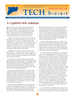 A CapWIN-Win Solution