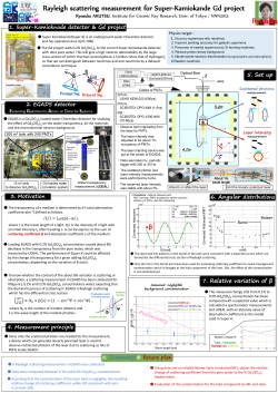 Rayleigh scattering measurement for Super