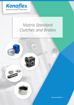 Matrix Standard Clutches and Brakes