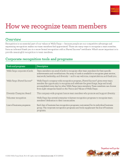How we recognize team members