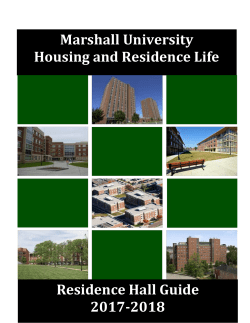 Marshall University Housing and Residence Life Residence Hall