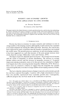 Poverty and economic growth with application to C&ocirc;te D`Ivoire