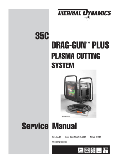 DRAG-GUN&trade; PLUS Service Manual 35C