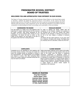 freshwater school district board of trustees