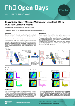 Geostatistical History Matching Methodology