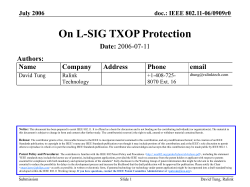 On L-SIG TXOP Protection