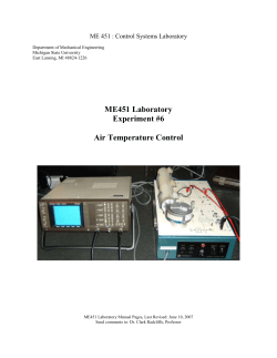 Exp6-AirTempControl - MSU College of Engineering