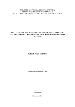 as a Tool for Developing Players` Language