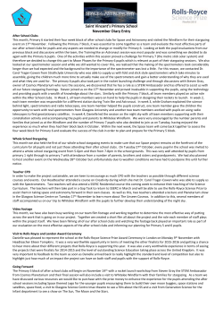 Space and Astronomy Team Diary Entry November 2015