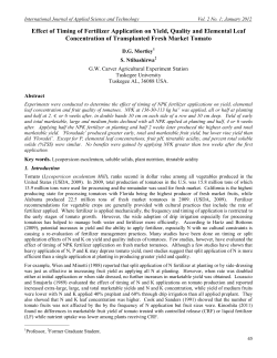 Increasing the Level of Blue Light Influences Yield of Georgia Red
