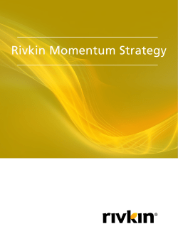 Rivkin Momentum Strategy