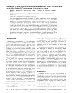 Gas-phase production of carbon single