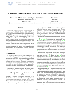 A Multiscale Variable-Grouping Framework for MRF Energy