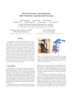 Omni-directional Audio-Visual Data Acquisition and Processing