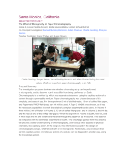 Santa Monica, California SELECTED FOR FLIGHT: The Effect of